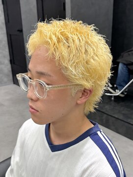 メンズ サロン ドット トウキョウ 町田店(men's salon dot. tokyo) ハイトーンスパイキーショート/ブリーチカラー