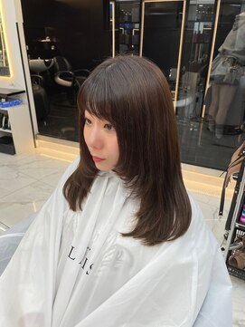 ラピス 渋谷本店(Lapis) エクステでミディアムレイヤー