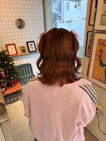 ヘアー アレス(hair ales)&nbsp;ハーフツイン　イベントセット ヘアセット ヘアメイク