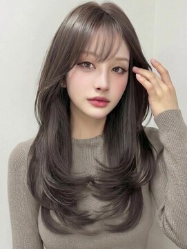 カバーヘア ブリス 川口(COVER HAIR bliss) ダークグレージュシャギーカット韓国ヨシンモリA11川口20代30代