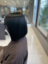 アース 南福島店(HAIR&MAKE EARTH) 暑くても結べる前下がりボブ