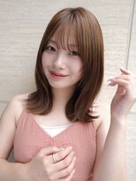 ガーデン 銀座(GARDEN) カラー長持ちミルクブラウン くびれミディアムレイヤーカット