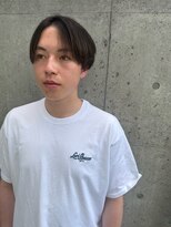 美容室 ル クラージュ 大人色気センターパートマッシュ
