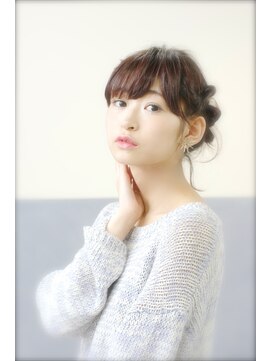 スタジオ 渋谷 原宿(Stujio) 【アレンジ】ルーズなおくれ毛アップスタイル