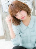 *mod's越谷*くせ毛風カールで作る★Aライン小顔ラフボブa