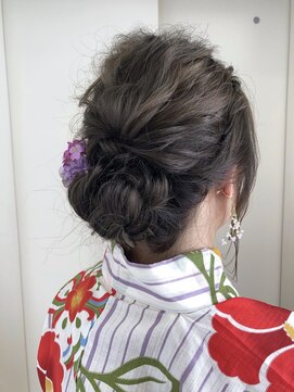 ヘアーデザイン シュシュ(hair design Chou Chou by Yone) ☆chou chou☆浴衣アップアレンジ