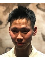 クリエイティブ ヘアー ワタナベ(Creative Hair Watanabe)&nbsp;ジェットモヒカン/ツーブロック刈り上げ/バーバースタイル