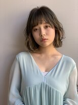 ブラウヘアアンドケア(care)&nbsp;暖かみのあるブラウンandふんわりボブ