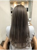ダブルカラーでアッシュグレースタイル♪