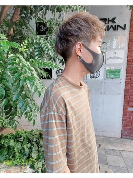 パープル(purple) メンズスパイキーショート