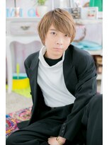 ミック ヘアアンドメイク アップ 駒込店(miq Hair&Make up)&nbsp;斜めバングｘメルトカラーで個性的ニュアンスマッシュc1