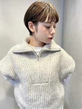 レトン 銀座(leton) 美髪/ホワイトグレージュ/大人かわいい/こなれミディ[銀座]