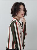 ショートボブ/センターパート/無造作ボブ［新百合ヶ丘駅］