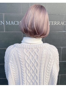 ブロンド 町田(BLONDE) プラチナベージュ_ミルクティーピンク_ヴェールカラー2