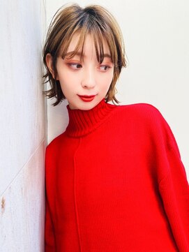 アルテ(ARTE) 【ARTE表参道/青山】シアーベージュ　切りっぱなしロブ