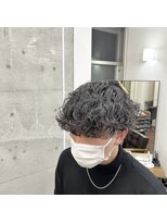 メルシー トータル ブランディング サロン(merci TOTAL BRANDING SALON)&nbsp;刈らないVマッシュ×波巻きスパイラルメンズカットメンズパーマ