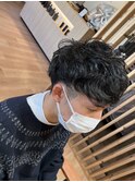 ツーブロックショートスタイル