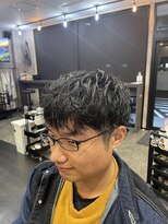 バーバーショップ ネオ セカンド(BARBERSHOP NEO2nd)&nbsp;ナチュラルパーマ　無造作　メンズショート