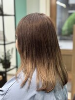 ヘアジーナ(Hair Jina) ☆グラデーションカラー☆ミルクティーベージュ☆