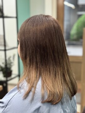 ヘアジーナ(Hair Jina) ☆グラデーションカラー☆ミルクティーベージュ☆