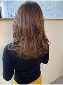 ロングレイヤー×低温デジタルパーマ