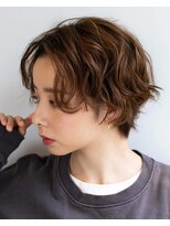 ロッソ ヘアアンドスパ 谷塚店(Rosso Hair&SPA)&nbsp;前髪なし/ゆるふわショート[Rosso谷塚店]