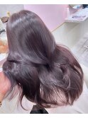 【韓国ブラウンラベンダーグレージュ】#レイヤーカット#髪質改善