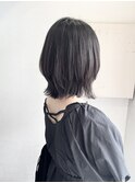 ボブレイヤー 重く見えない暗髪 ダークグレージュ 【miku】