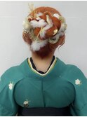 A09成人式ヘアセット卒業式ヘアアレンジパーティーヘアカチモリ