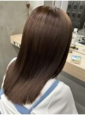 【GEEKS渋谷】艶ミディアム/マロンベージュ/秋カラー/ナチュラル