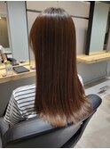 ロングヘア縮毛矯正
