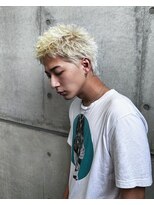 オーシャントーキョー ホワイト 原宿(OCEAN TOKYO WHITE)&nbsp;金髪スパイキーショート