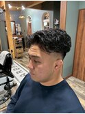 MEN’S HAIR/波巻ツイストスパイラル/フェザーパーマ/柏