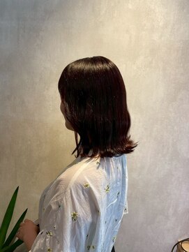 髪質改善/顔周りレイヤーカット/グレージュ[千葉/千葉駅]