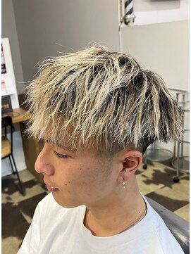 ヘアクリエイトブラス メンズ(Hair Create BRAS Men's) カット+ハイライト