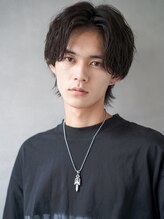 エイト メン 那覇新都心店(EIGHT MEN) メンズ/センターパート/ニュアンスパーマ