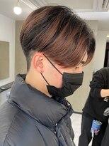 エルマーク 大宮(L-MARK)&nbsp;センターパート/ブリーチ/ダブルカラー/men's/メンズ