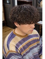 ダスティ穂高店 波巻きスパイラルパーマ_メンズカット_メンズパーマ