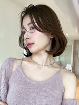 エイミーバイアフロートザガーデン 浦和店(amie by afloat the garden) カーテンバングで小顔◎ハッシュボブ【浦和】