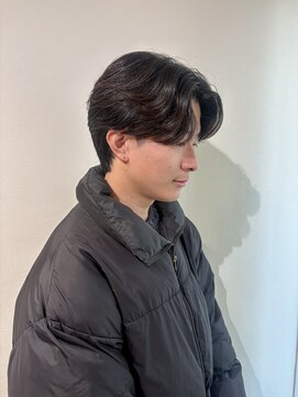 ゼスト 中野店(ZEST) 【ZEST中野/イチカ】癖を活かして毛流れセンターパート/メンズ