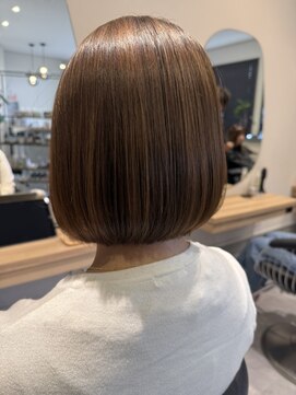 ラ ペ(LAPAIX) 艶めく髪質改善カラーの美シルエットボブ