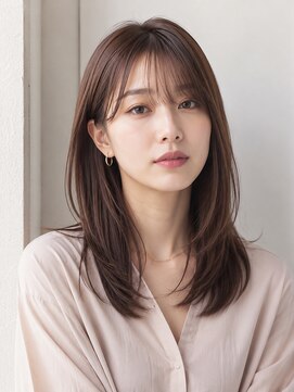 ワゴンバイアフロート(Wagon by afloat) セミロング30代40代ストレートレイヤー前髪なし前髪あり池袋