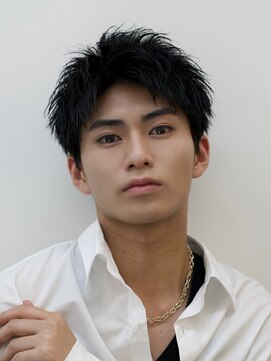 エス 新宿(es.) アップバング/メンズショート〔新宿/メンズ/men's〕