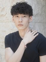 メンズフィール 南森町(MENS FEEL)&nbsp;波巻きツイストスパイラル/リバースセンターパート/南森町