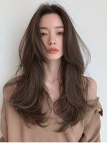 ケイバイミシェリー(kei by misherry)&nbsp;全席完全個室サロンmisherry/ロングウルフカット/ハニーブラウン