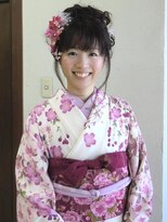 ヘアー クラフト(HAIR CRAFT)&nbsp;お友達の結婚式には、ちょっと一目おかれそうなヘアーと帯結び