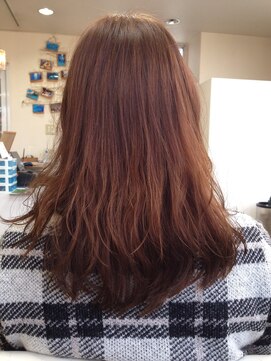 フェリシータ 総持寺店(felicita) ヌーディーブラウンベージュ☆愛されふわふわセミロング♪