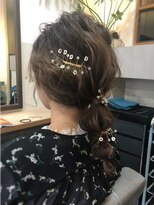 ドロップバイドロップ(drop by drop)&nbsp;《青木指名限定》ヘアアクセサリー込みパーティーヘアセット