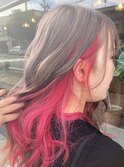 ファンシーインナーカラー(ピンク)