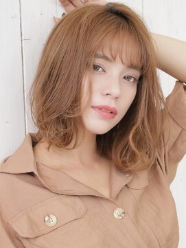 アグ ヘアー ユニ 青森中佃店(Agu hair uni) ゆるっとラフなフレンチボブ